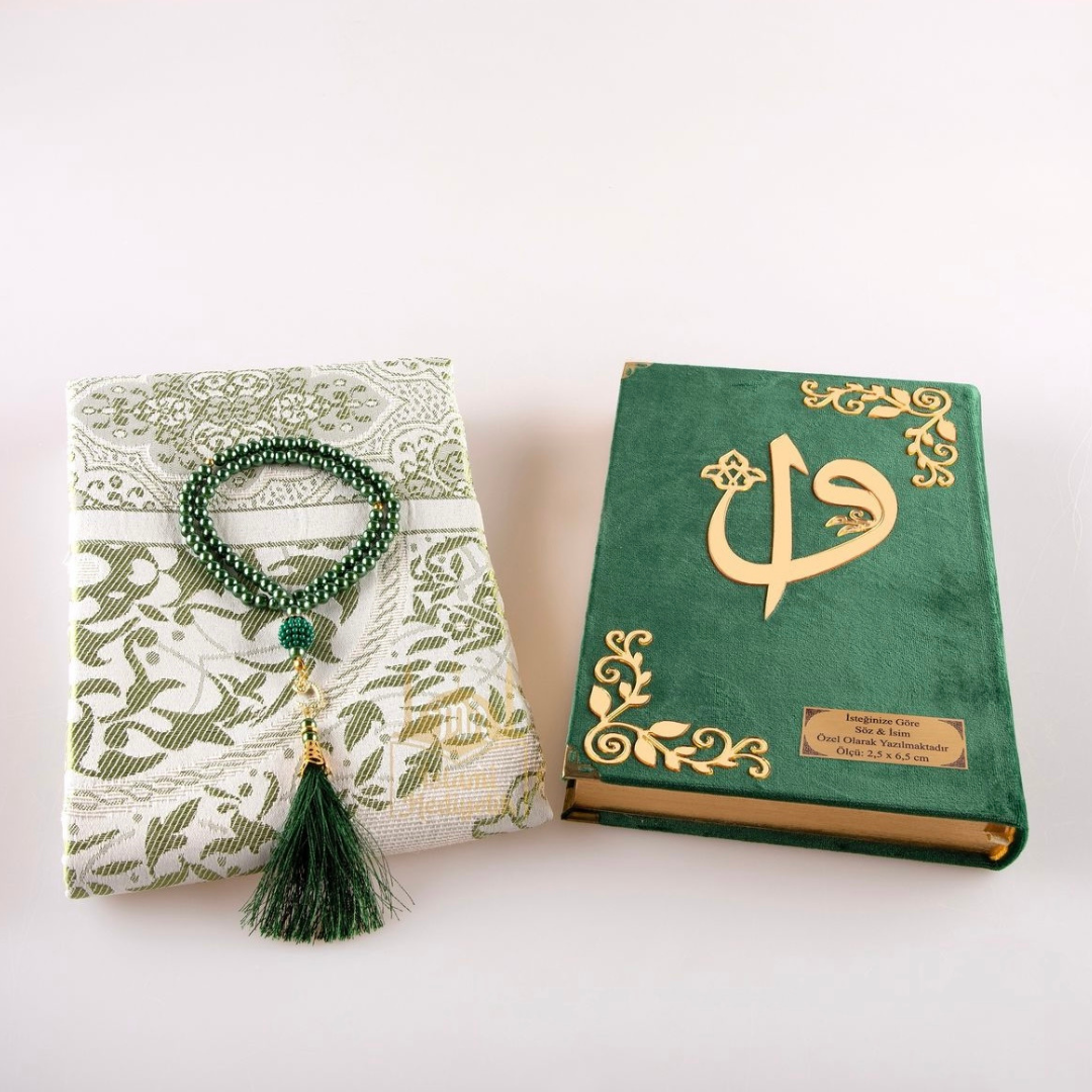 hediyelik seccade kuranı kerimli set