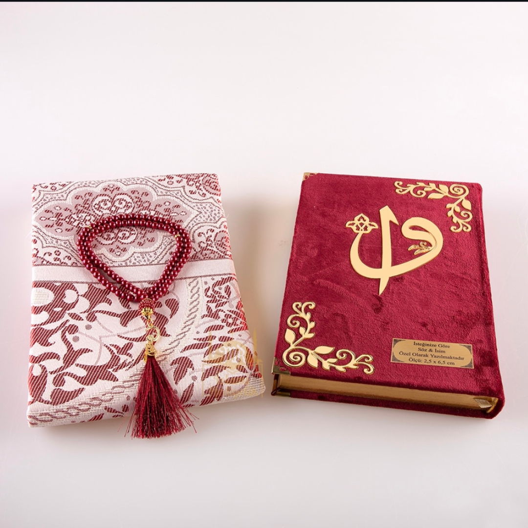hediyelik seccade kuranı kerimli set