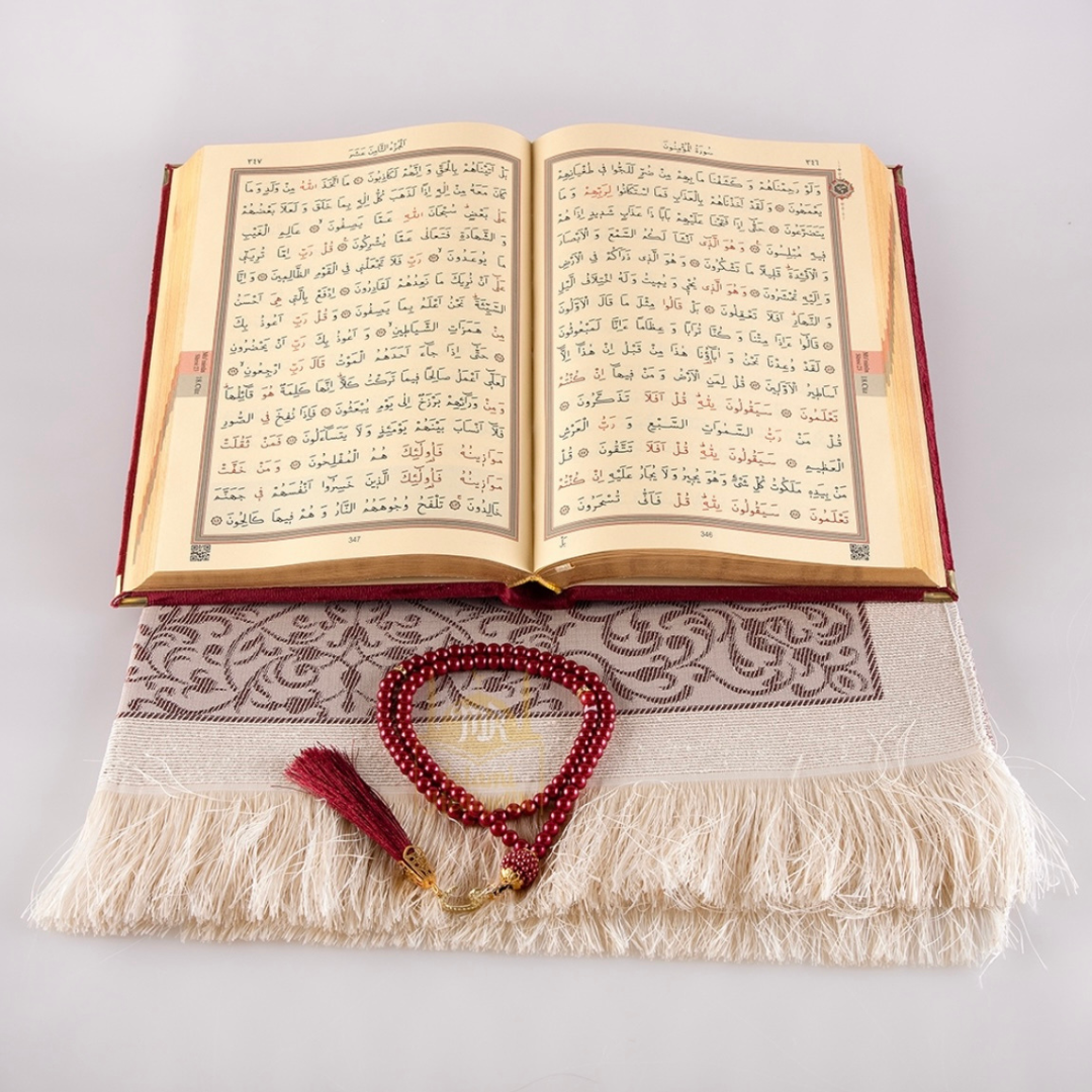 hediyelik seccade kuranı kerimli set