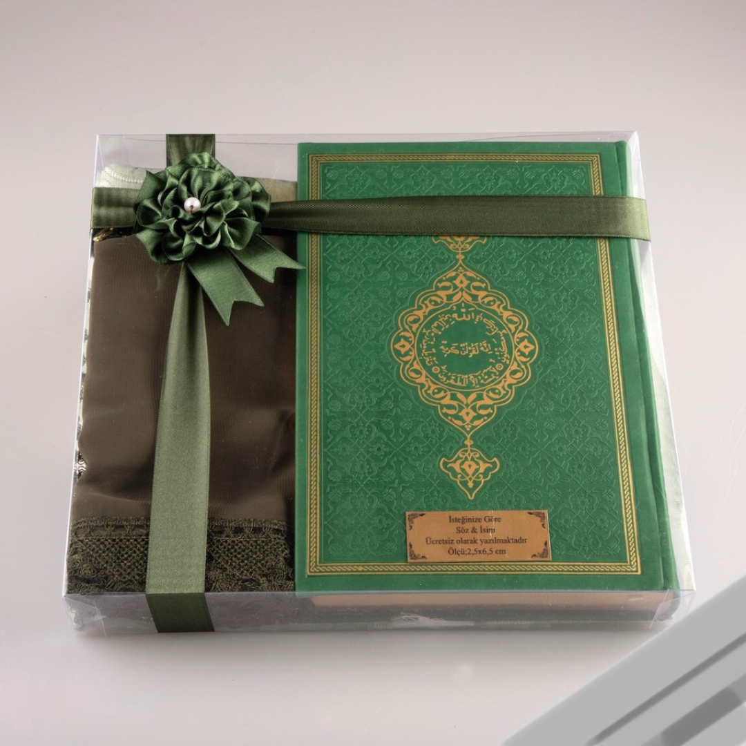 hediyelik seccade kuranı kerimli set