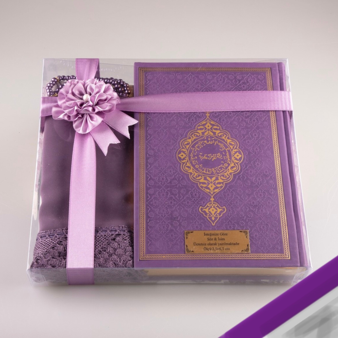 hediyelik seccade kuranı kerimli set