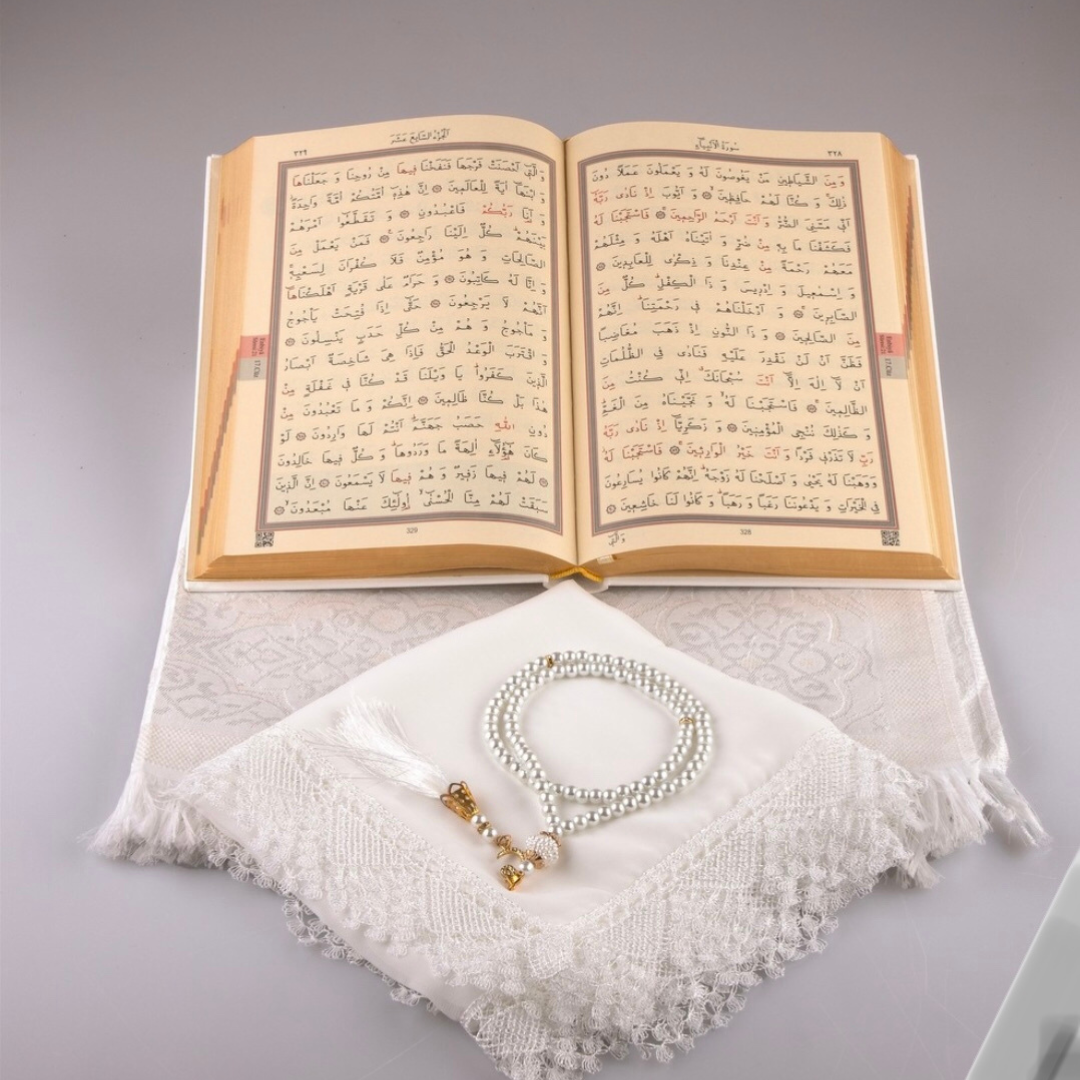 hediyelik seccade kuranı kerimli set