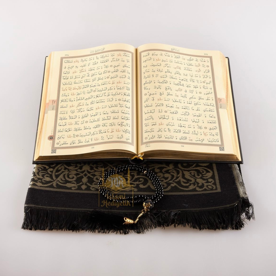 hediyelik seccade kuranı kerimli set