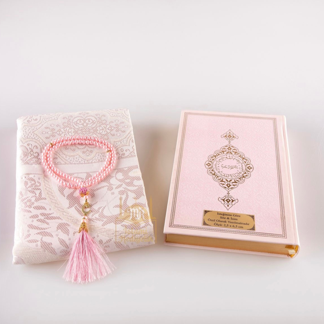 hediyelik seccade kuranı kerimli  set