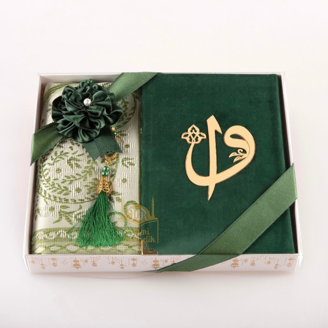 hediyelik seccade kuranı kerimli  set