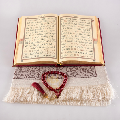 hediyelik seccade kuranı kerimli  set