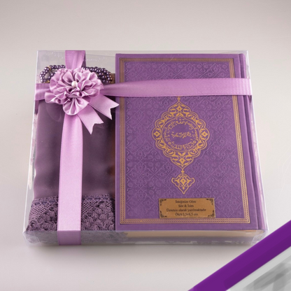 hediyelik seccade kuranı kerimli  set